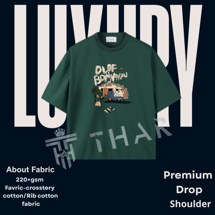 Drop shoulder T-shirt