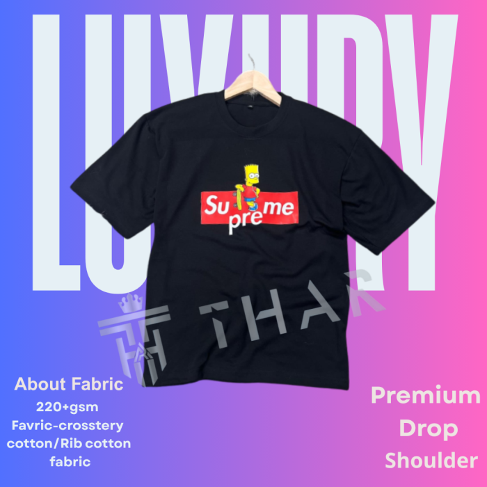 Drop shoulder T-shirt