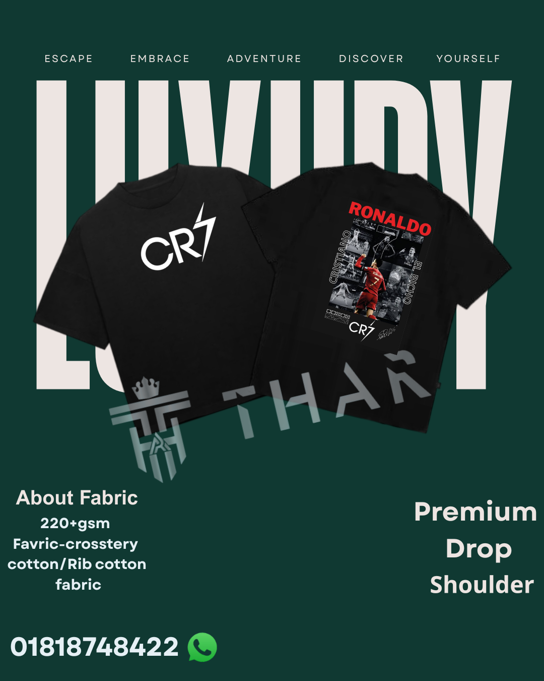 Drop shoulder Tshirt