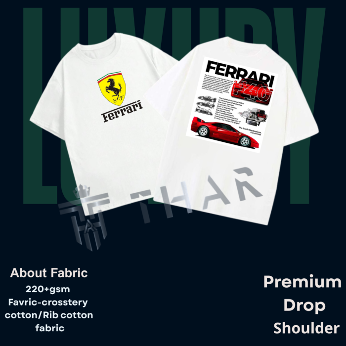 Drop shoulder T-shirt