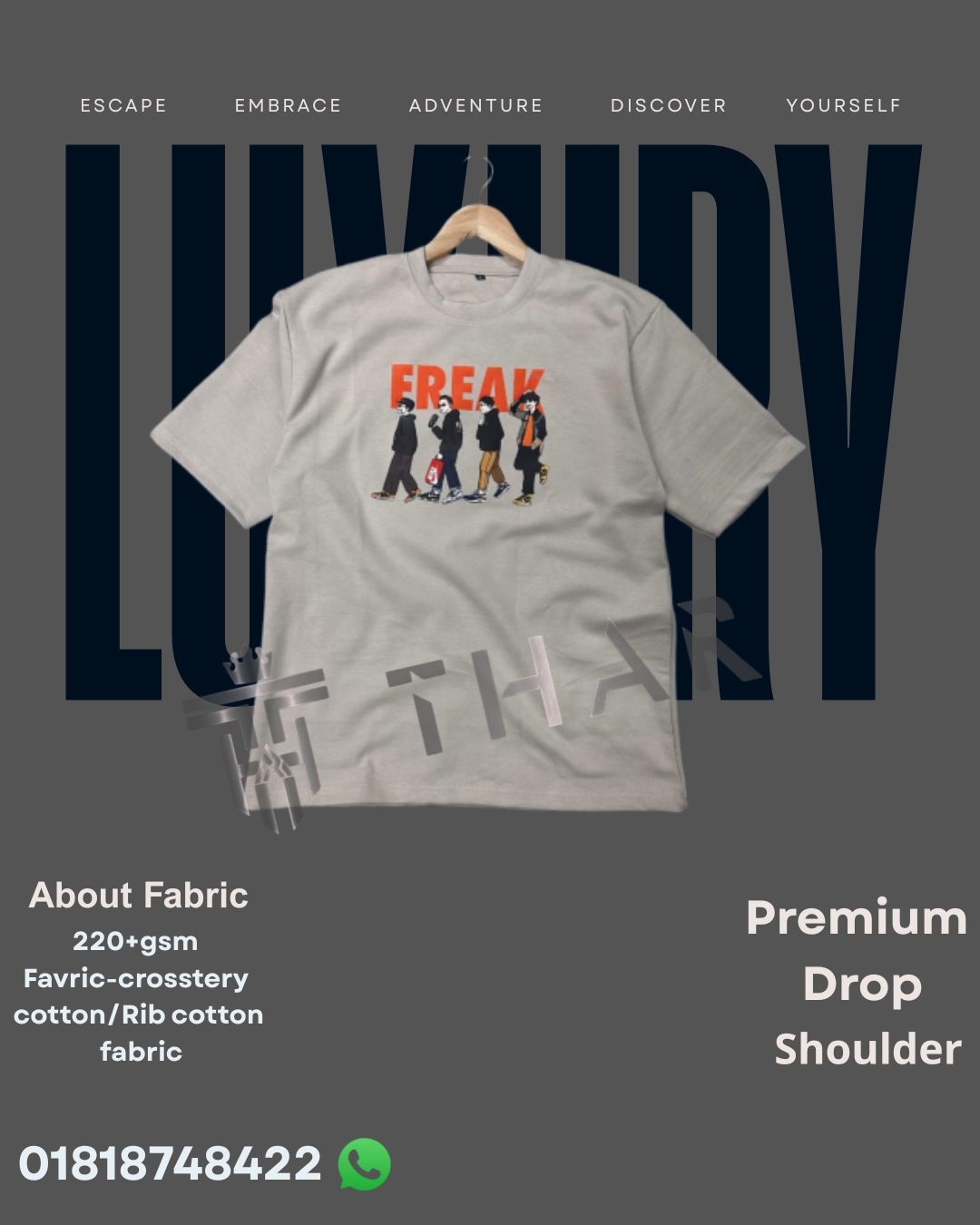 Drop shoulder Tshirt