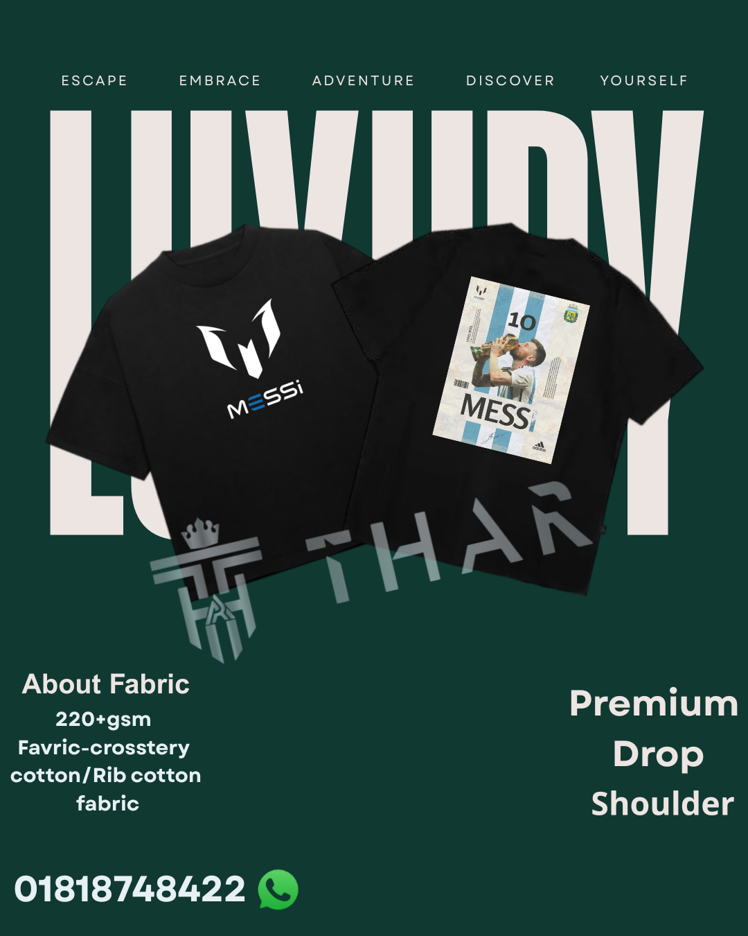 Drop shoulder Tshirt