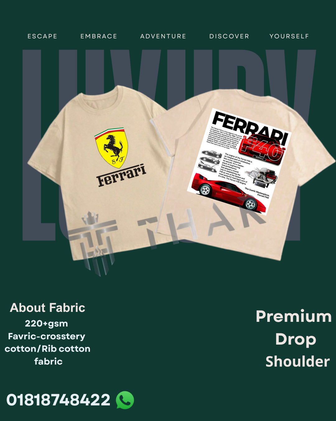 Drop shoulder Tshirt