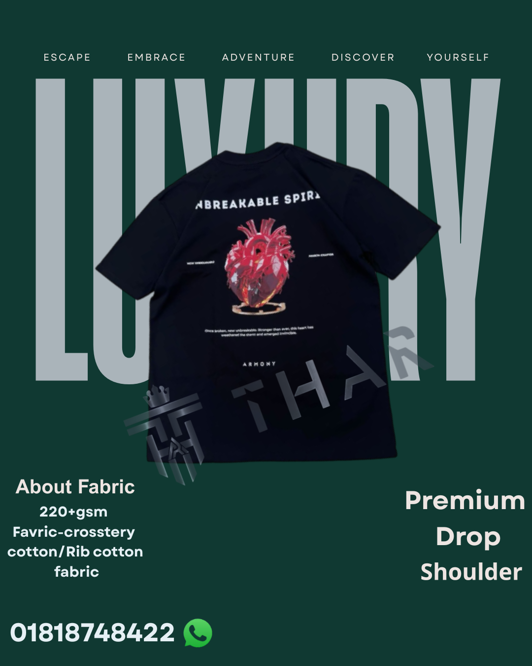 Drop shoulder Tshirt