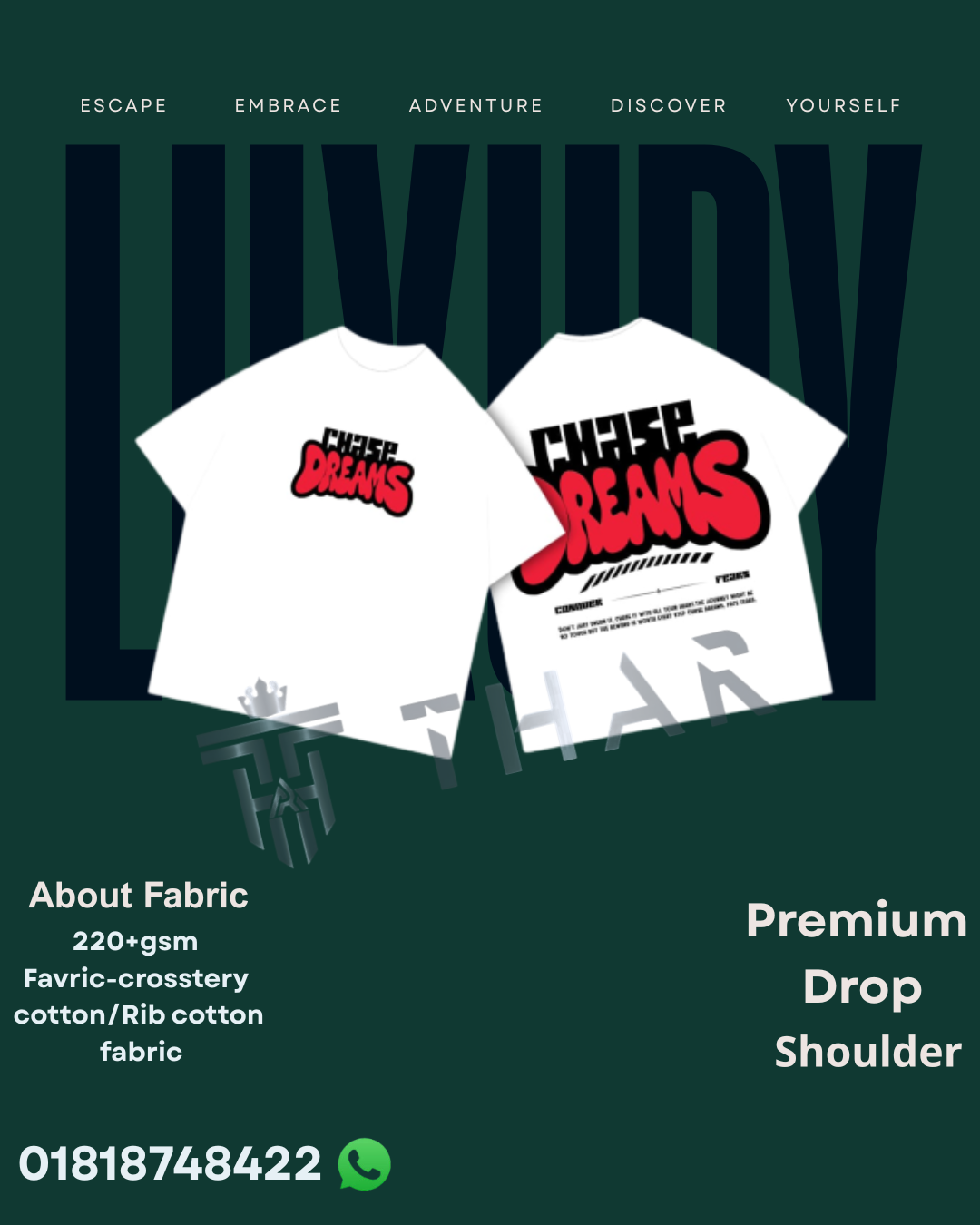 Drop shoulder Tshirt