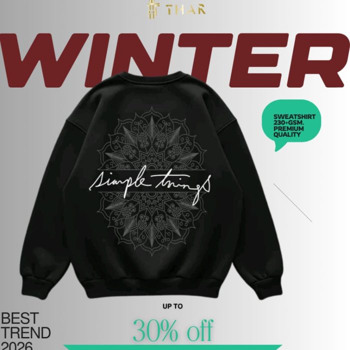 Comfortable sweatshirt